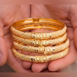 Gold Bangle Bracelet